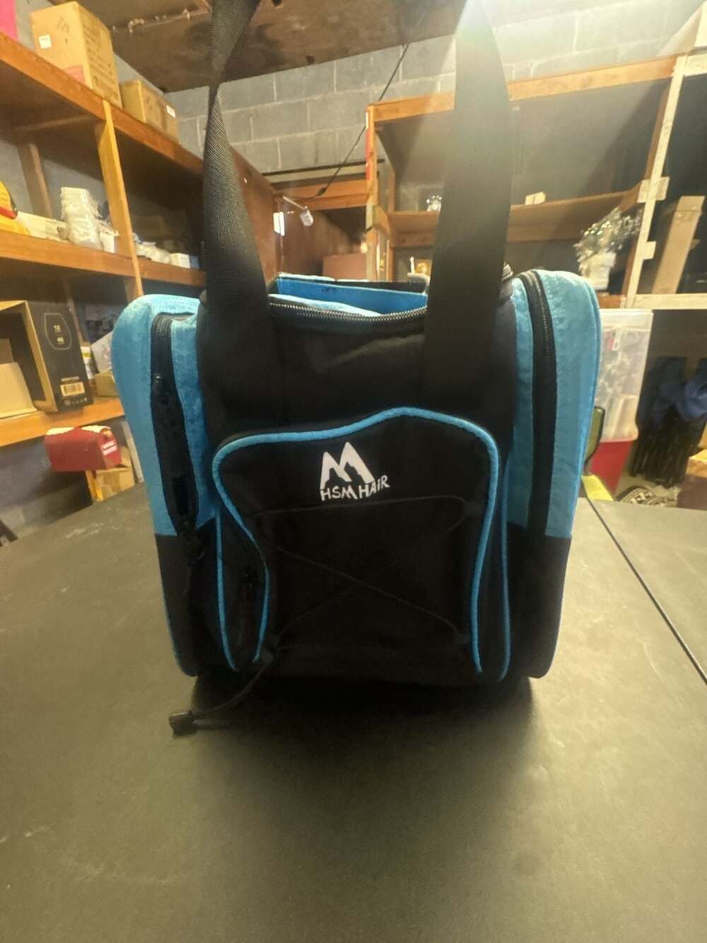 HSM Hair Single Bowling Ball Tote Bag with Padded Holder and Shoe Pockets